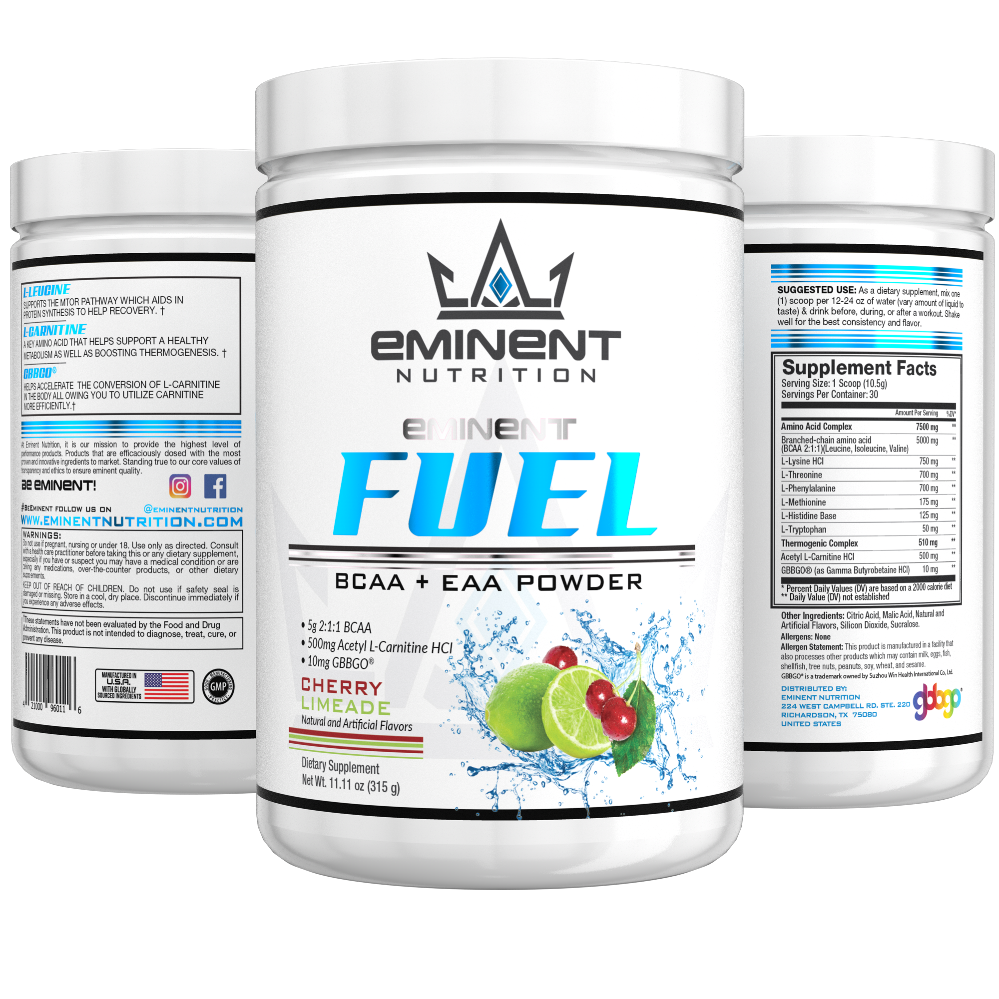 Cherry Lime-Aid Eminent Fuel BCAA + EAA