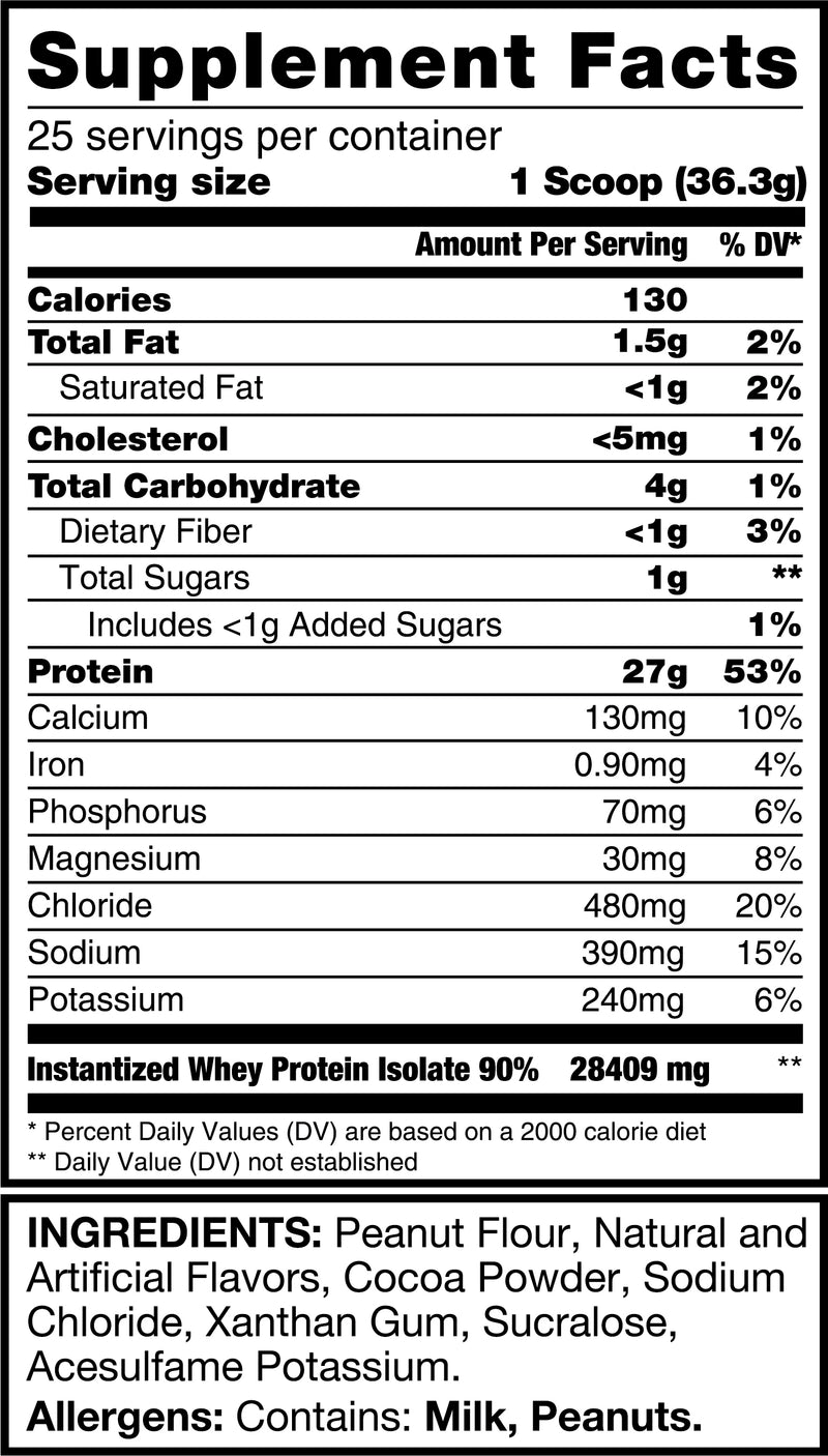 Chocolate Peanut Butter Eminent ISO | ISO Pro-4