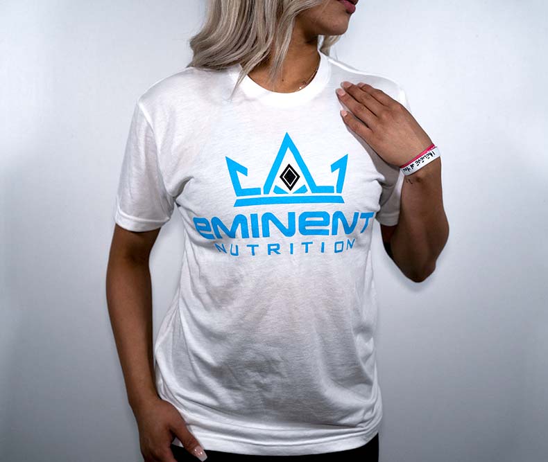 White Eminent Graphic Tee-1