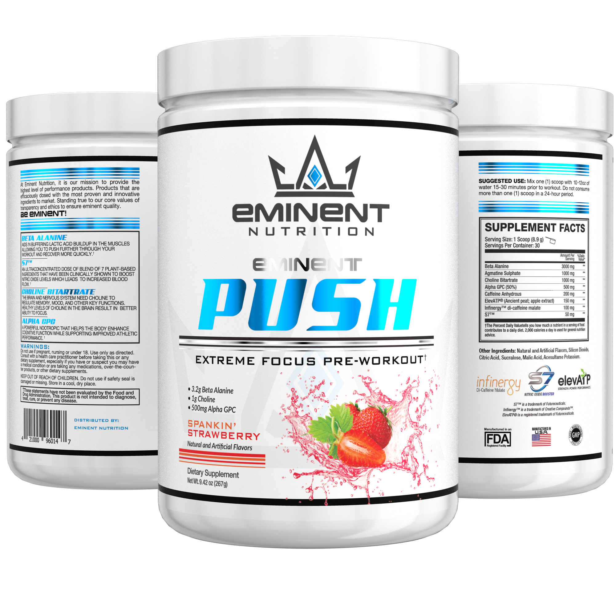 Spankin' Strawberry Eminent Push | Pre-Workout-2